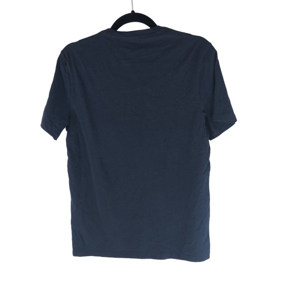 Everlane Mens The Organic Cotton Crew Slim Fit Deep Navy Blue S - Picture 4 of 7